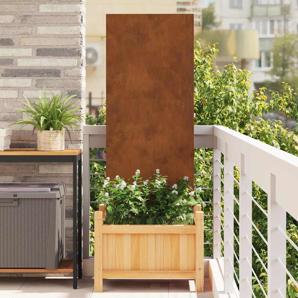 Écran de confidentialité de jardin Fretwork Rouillé 50 x 140 cm - XIOS