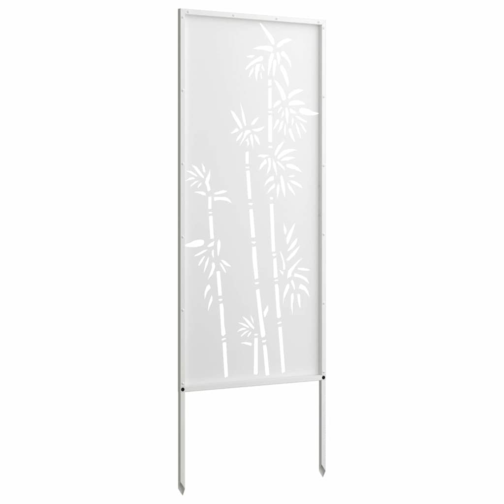 Écran de confidentialité de jardin Floral Blanc 50 x 140 cm - XIOS