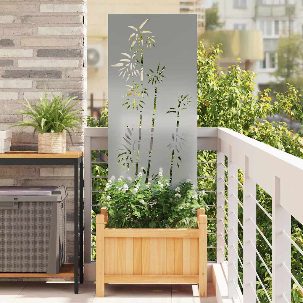 Écran de confidentialité de jardin Floral Argent 50 x 140 cm - XIOS