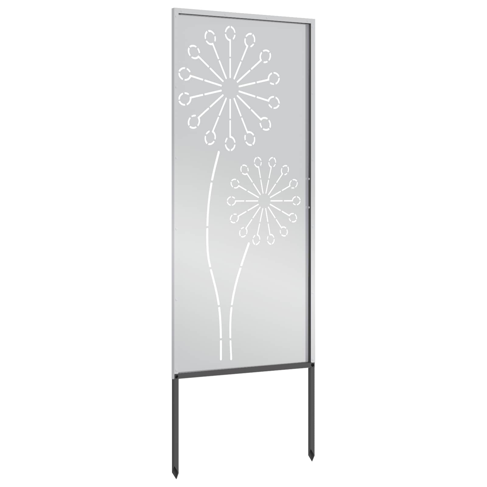 Écran de confidentialité de jardin Fretwork Argenté 50 x 140 cm - XIOS