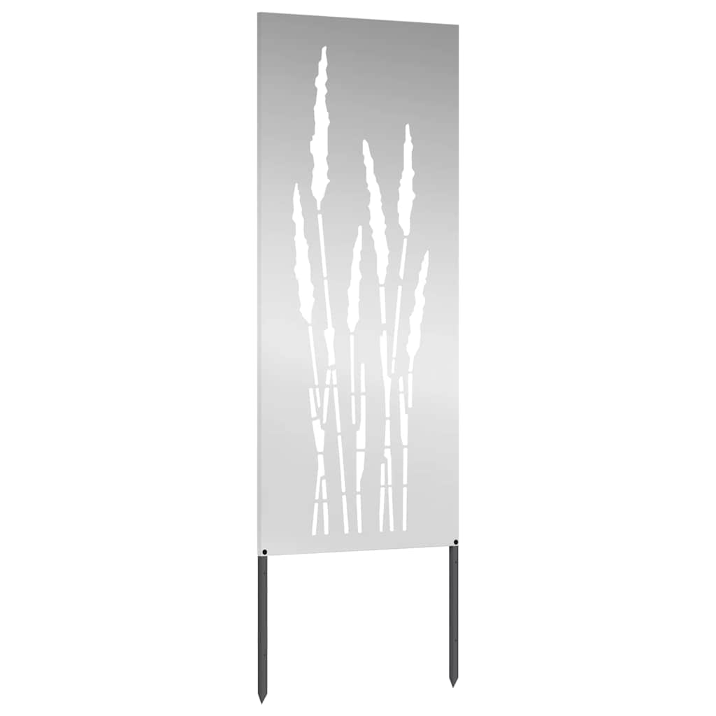 Panneau décoratif de jardin Argent 50 x 140 cm Acier galvanisé - XIOS