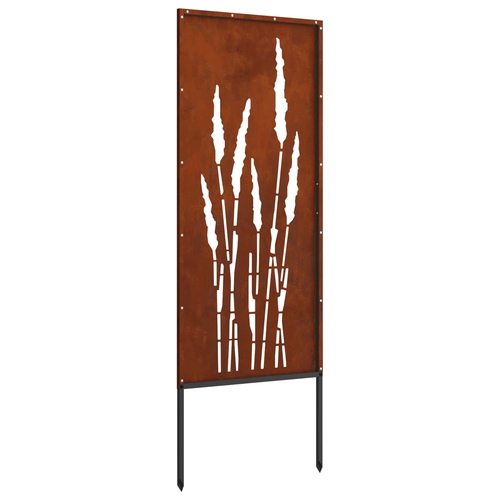 Écran de confidentialité de jardin Floral Rouillé 50 x 140 cm