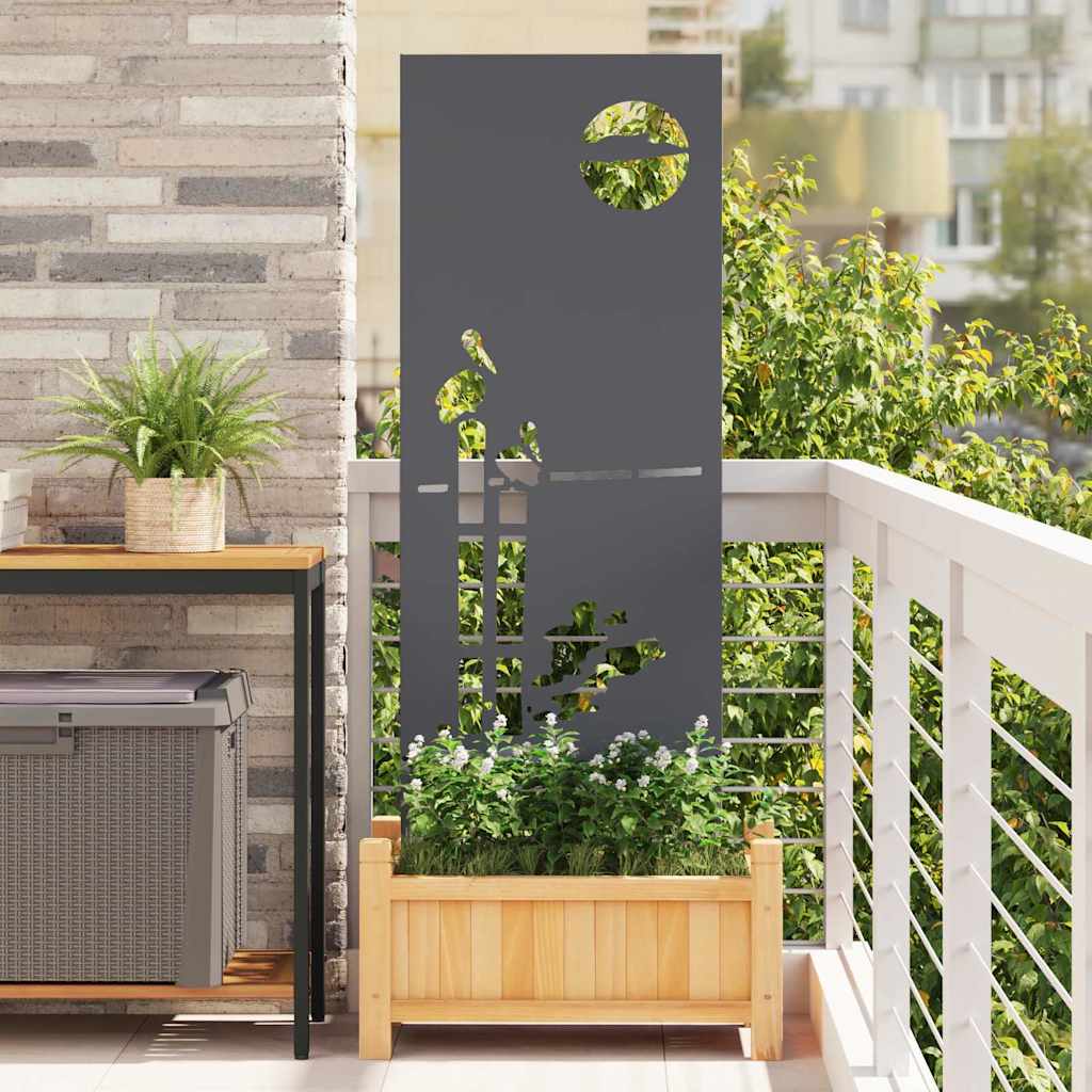 Panneau décoratif de jardin Anthracite 50 x 140 cm - XIOS