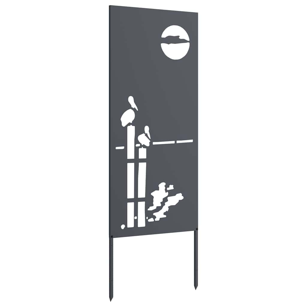 Panneau décoratif de jardin Anthracite 50 x 140 cm - XIOS