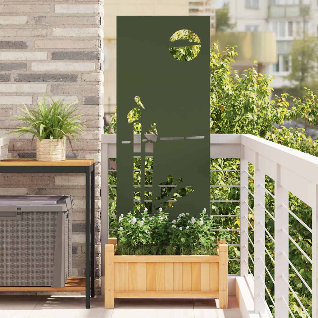 Panneau décoratif de jardin Vert olive 50 x 140 cm - XIOS