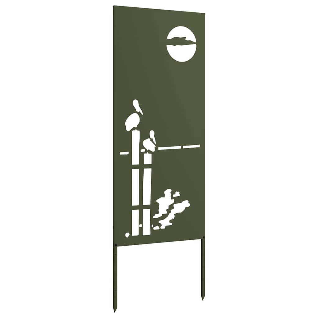 Panneau décoratif de jardin Vert olive 50 x 140 cm - XIOS