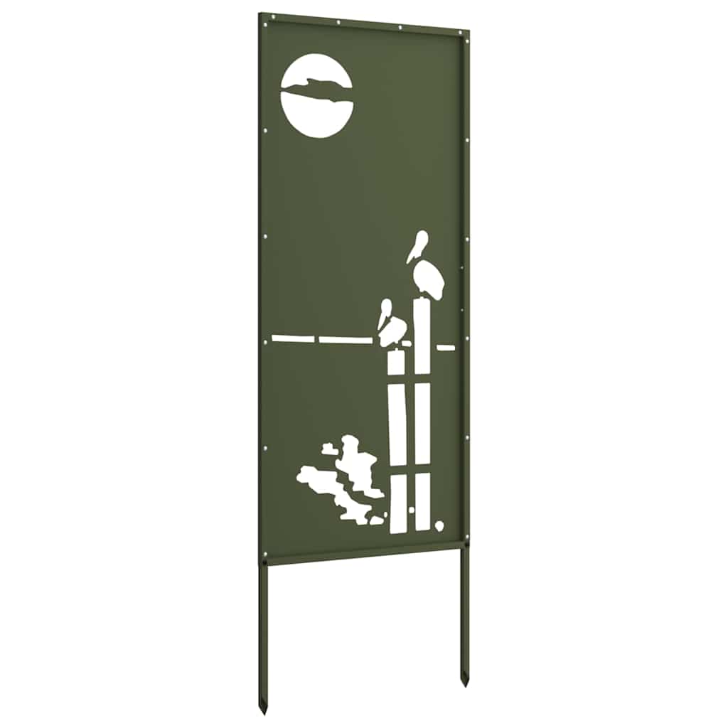 Panneau décoratif de jardin Vert olive 50 x 140 cm - XIOS
