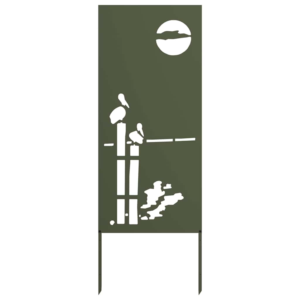 Panneau décoratif de jardin Vert olive 50 x 140 cm - XIOS