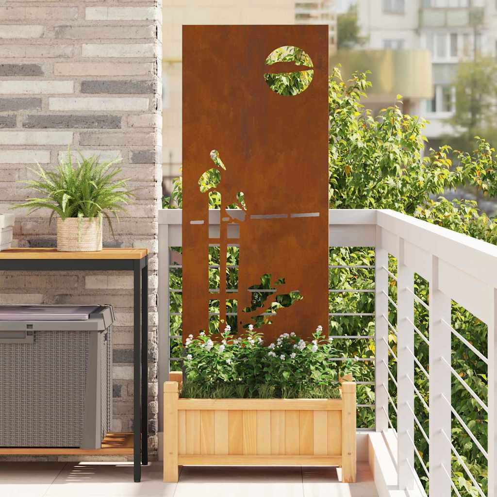 Panneau décoratif de jardin Rouillé 50 x 140 cm - XIOS
