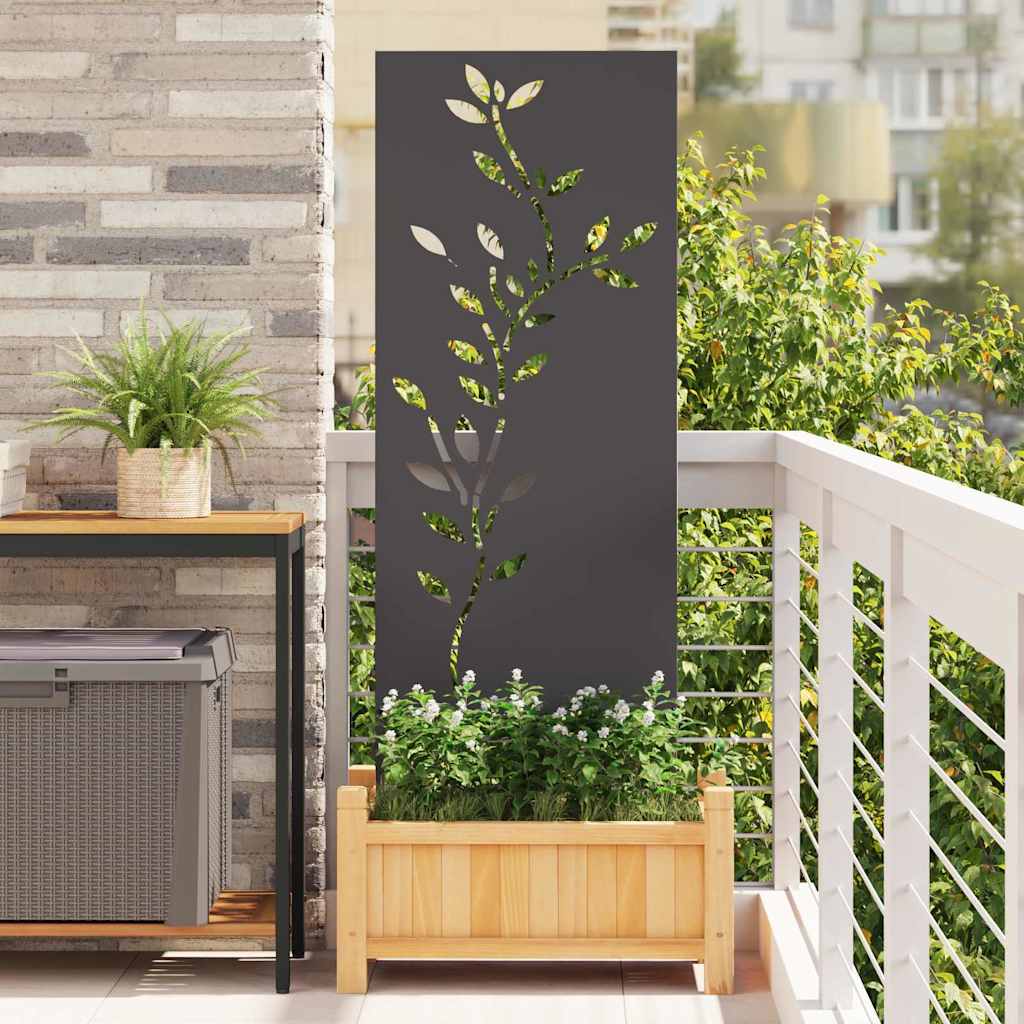 Panneau décoratif de jardin Noir 50 x 140 cm - XIOS