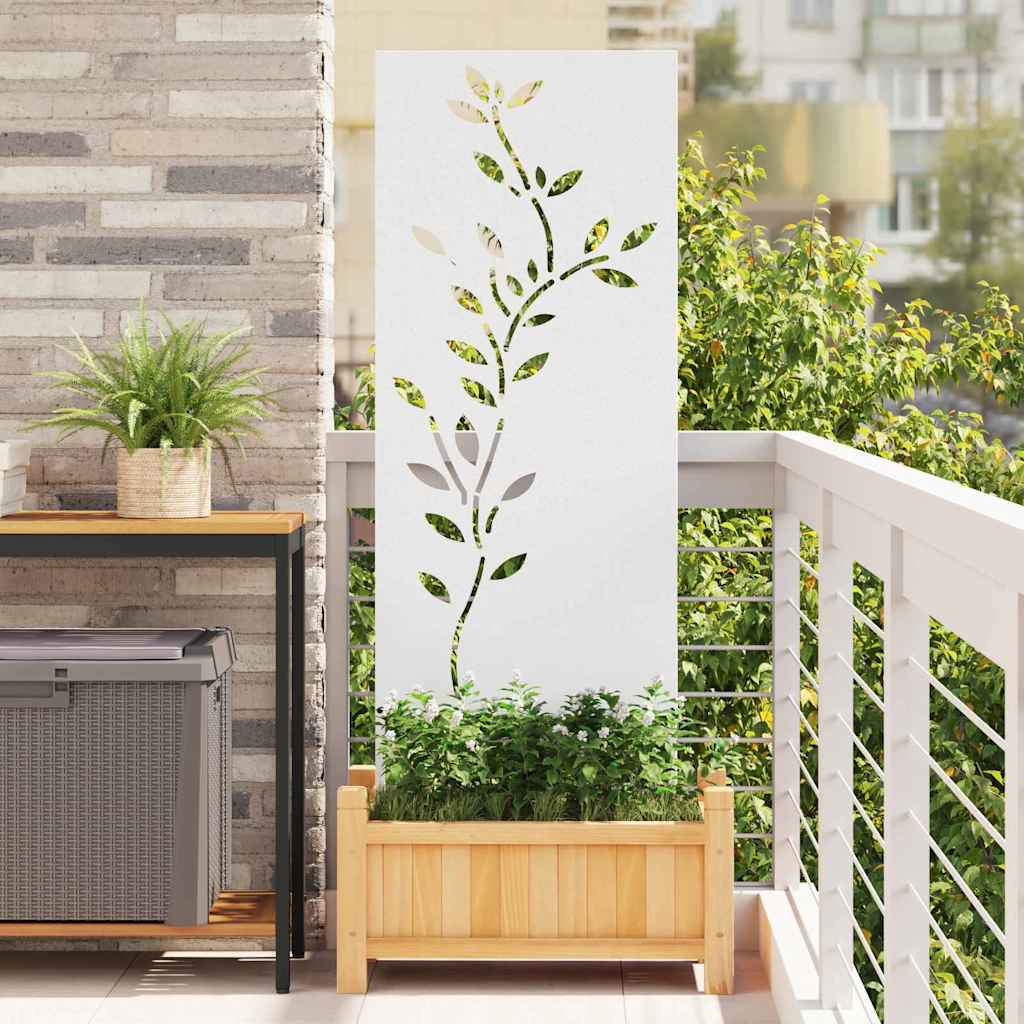 Panneau décoratif de jardin Blanc 50 x 140 cm - XIOS