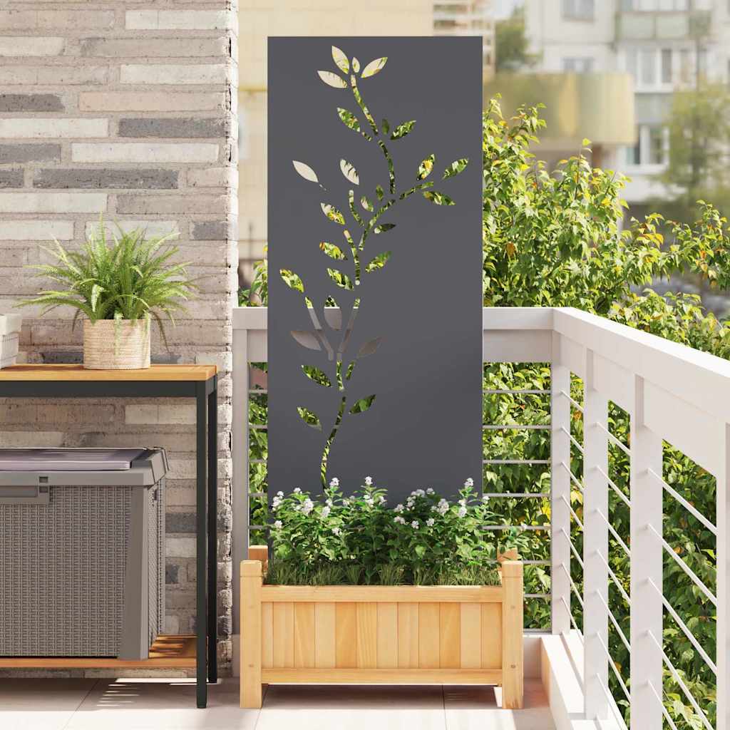 Panneau décoratif de jardin Anthracite 50 x 140 cm - XIOS