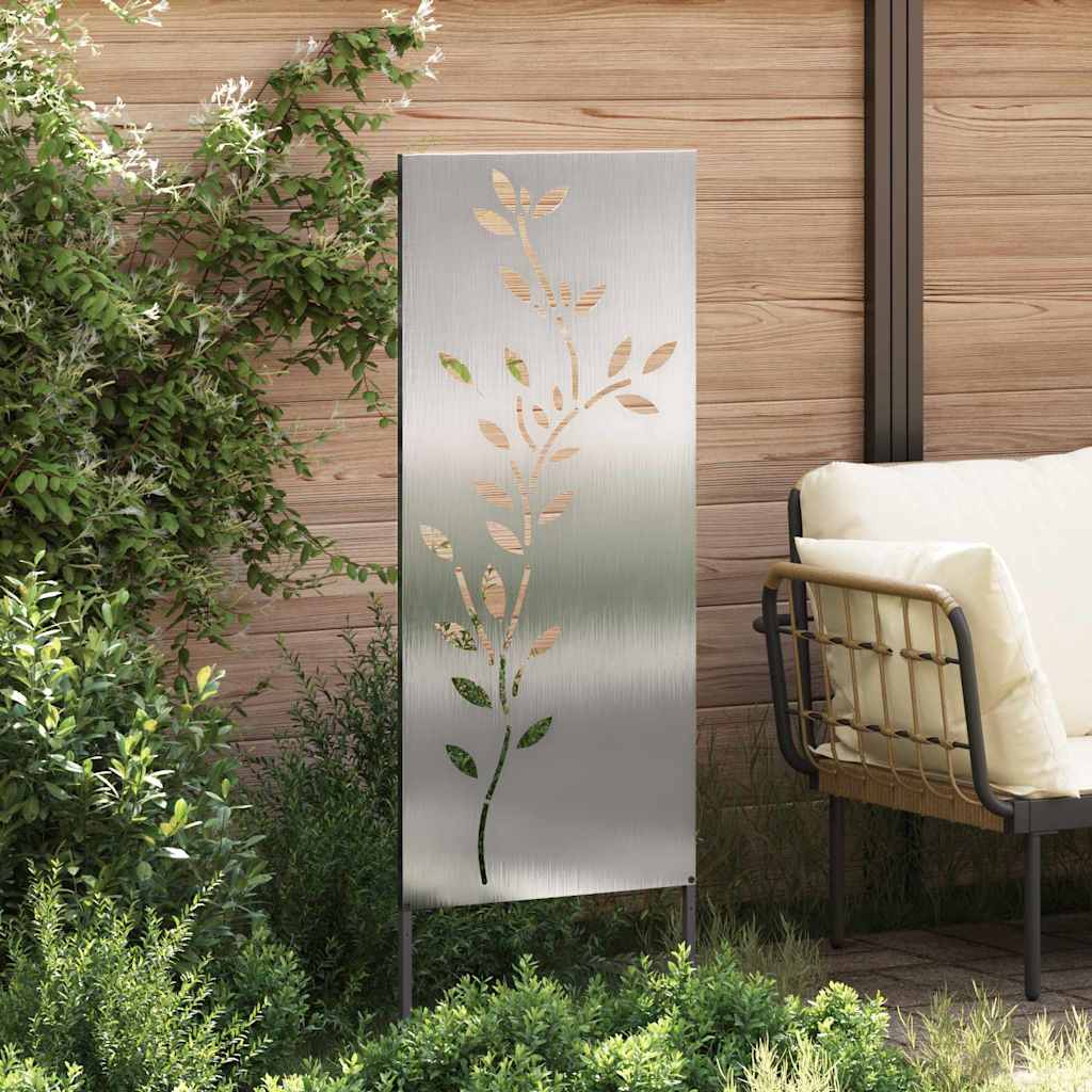 Écran de confidentialité de jardin Floral Argent 50 x 140 cm - XIOS