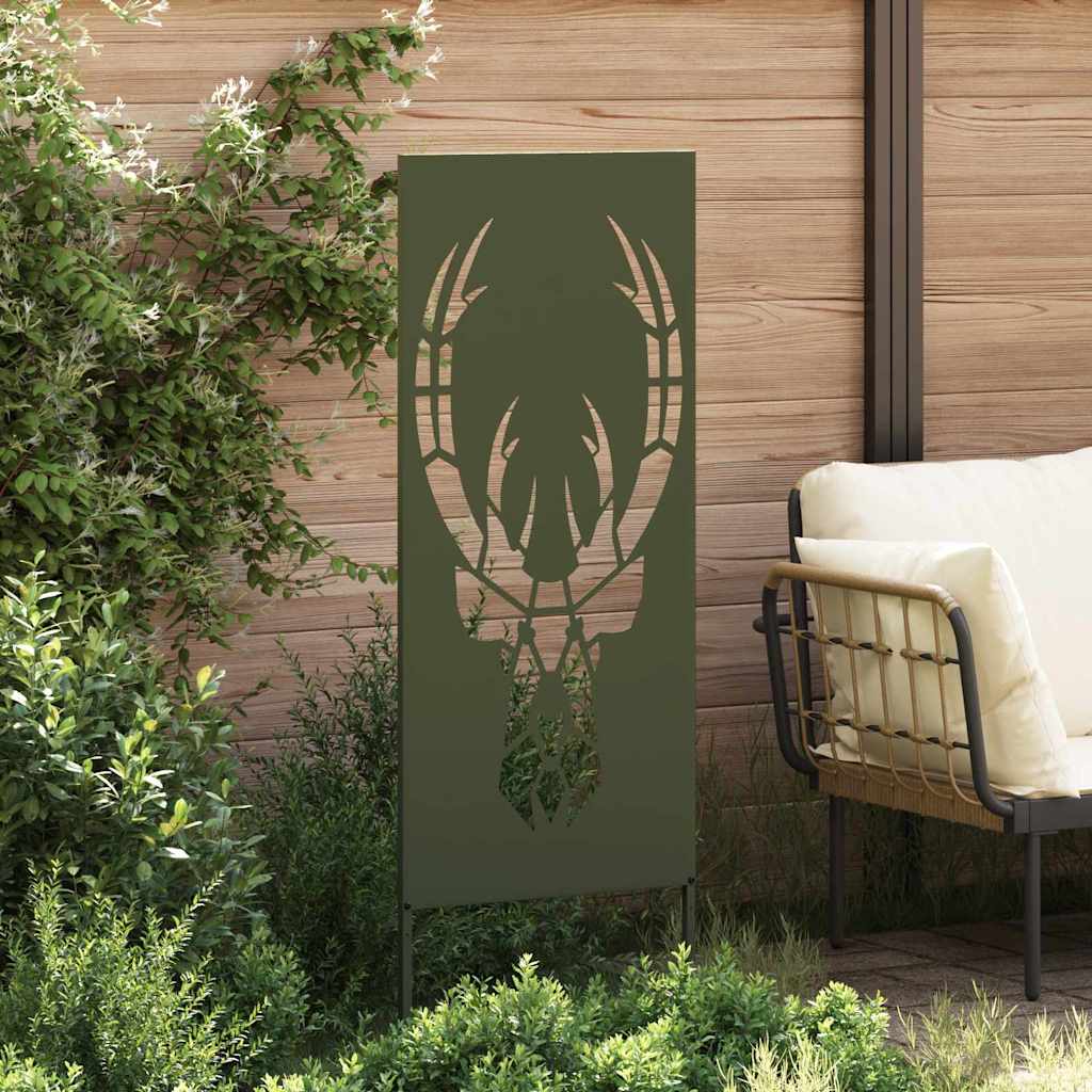 Panneau décoratif de jardin Vert olive 50 x 140 cm - XIOS