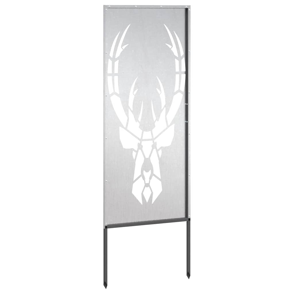 Panneau décoratif de jardin Argent 50 x 140 cm Acier inoxydable - XIOS