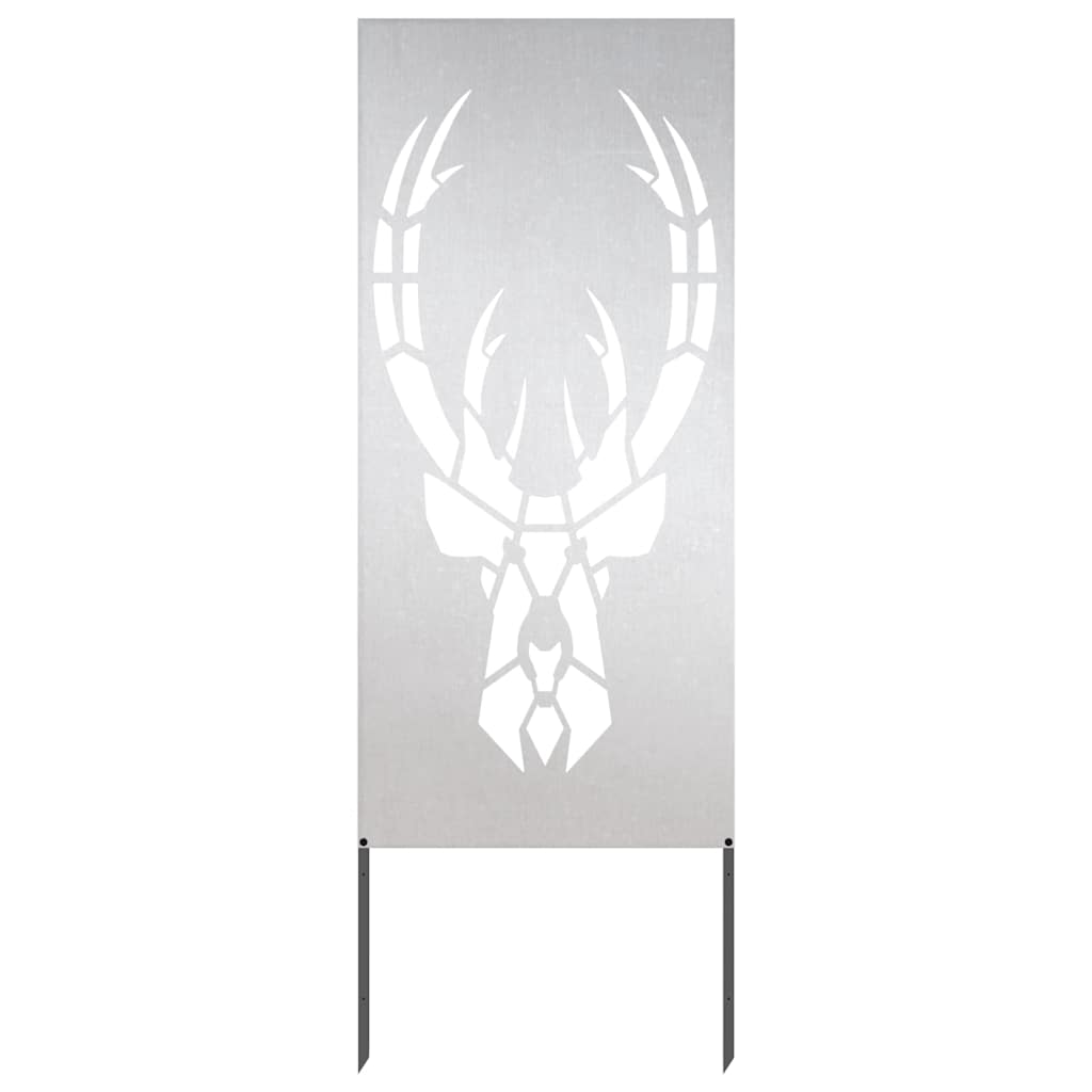 Panneau décoratif de jardin Argent 50 x 140 cm Acier inoxydable - XIOS