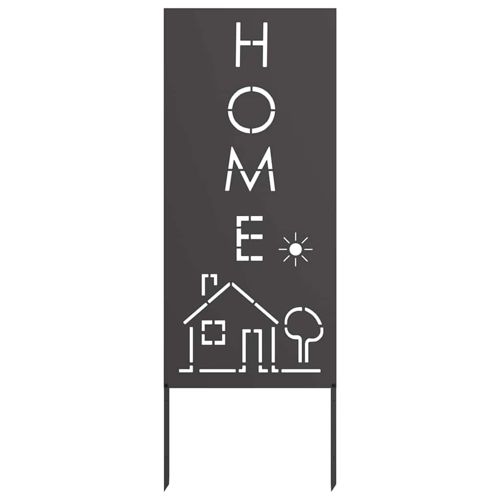 Panneau décoratif de jardin Noir 50 x 140 cm - XIOS