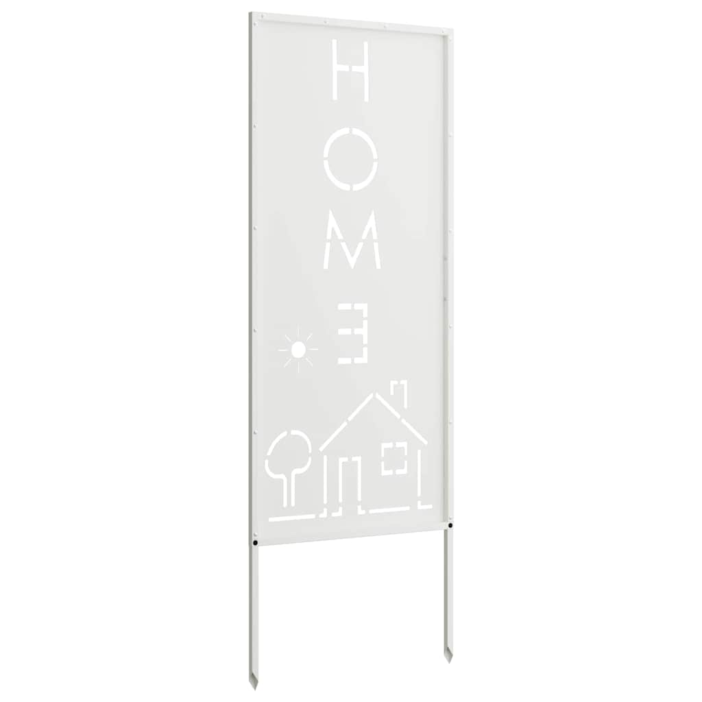 Panneau décoratif de jardin Blanc 50 x 140 cm - XIOS