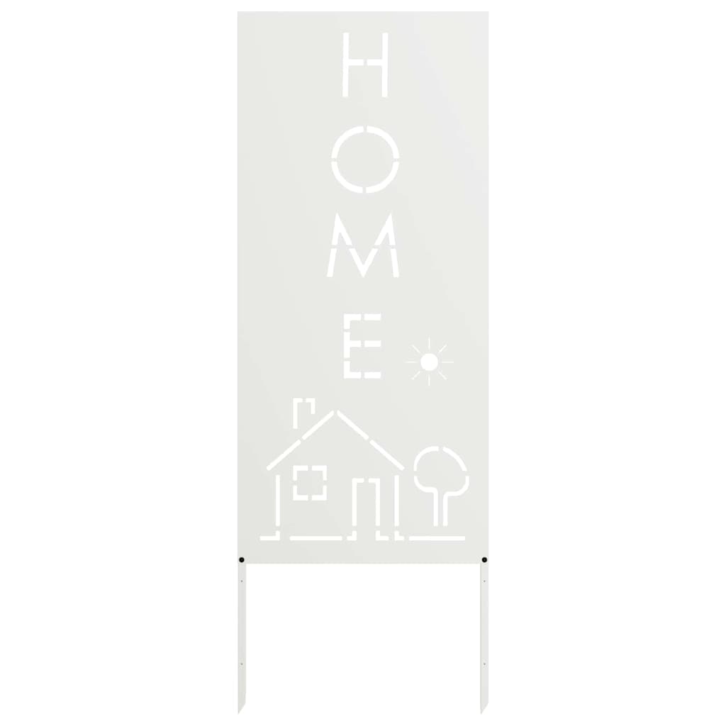 Panneau décoratif de jardin Blanc 50 x 140 cm - XIOS