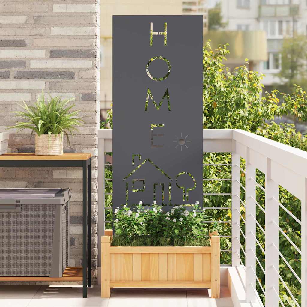 Panneau décoratif de jardin Anthracite 50 x 140 cm - XIOS