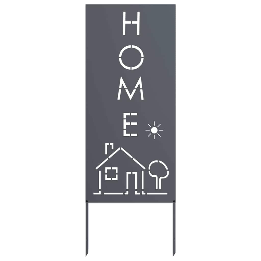 Panneau décoratif de jardin Anthracite 50 x 140 cm - XIOS