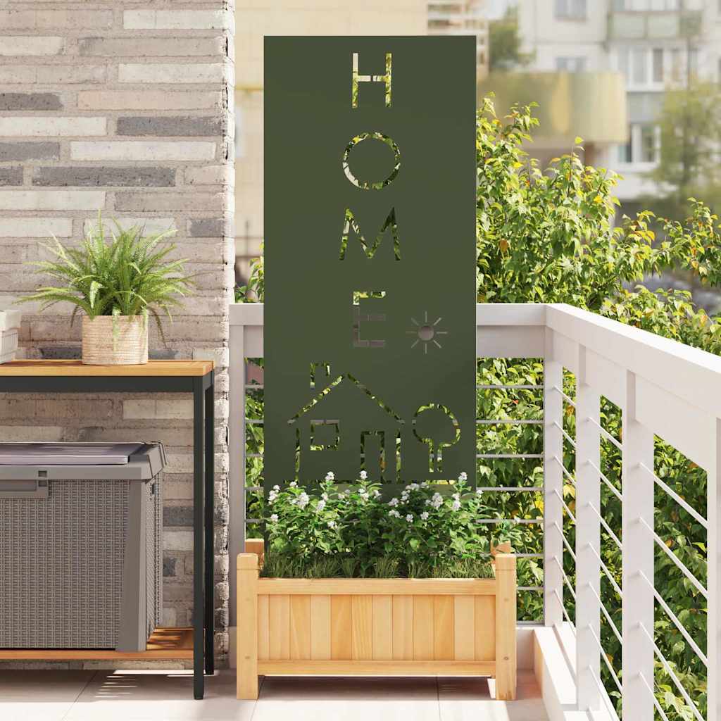 Panneau décoratif de jardin Vert olive 50 x 140 cm - XIOS