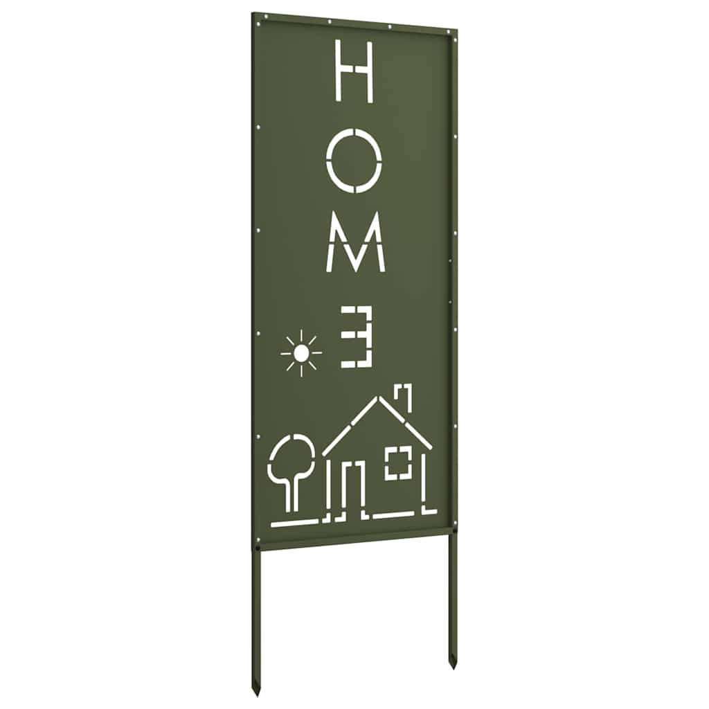 Panneau décoratif de jardin Vert olive 50 x 140 cm - XIOS
