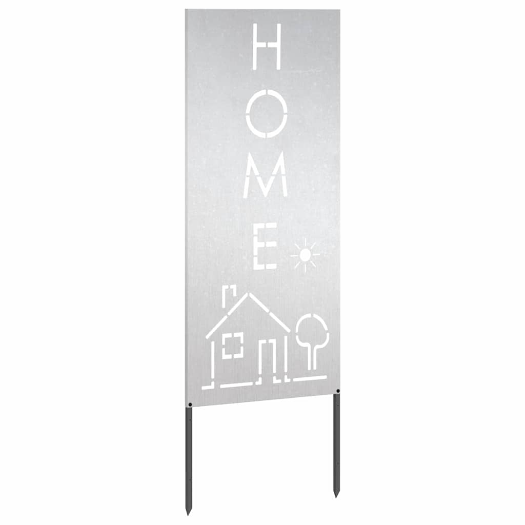 Panneau décoratif de jardin Argent 50 x 140 cm Acier inoxydable - XIOS