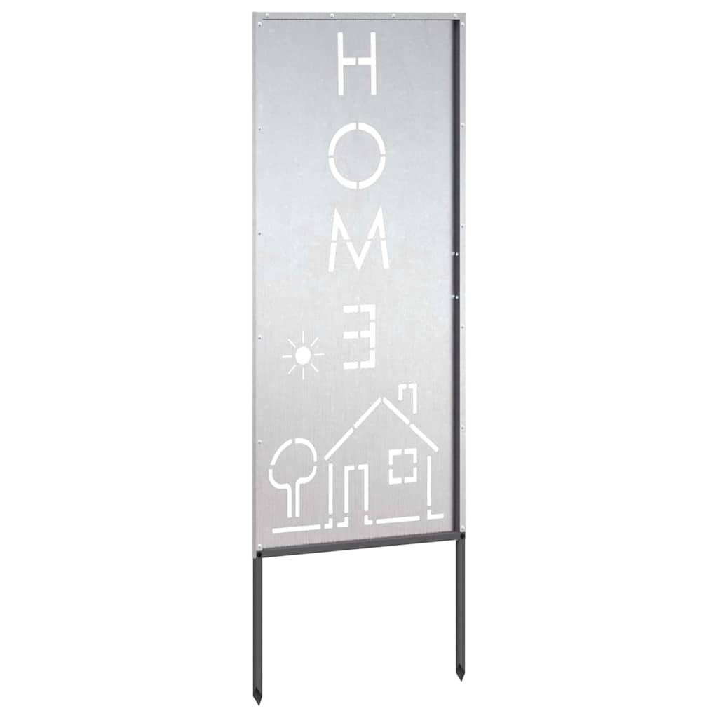 Panneau décoratif de jardin Argent 50 x 140 cm Acier inoxydable - XIOS