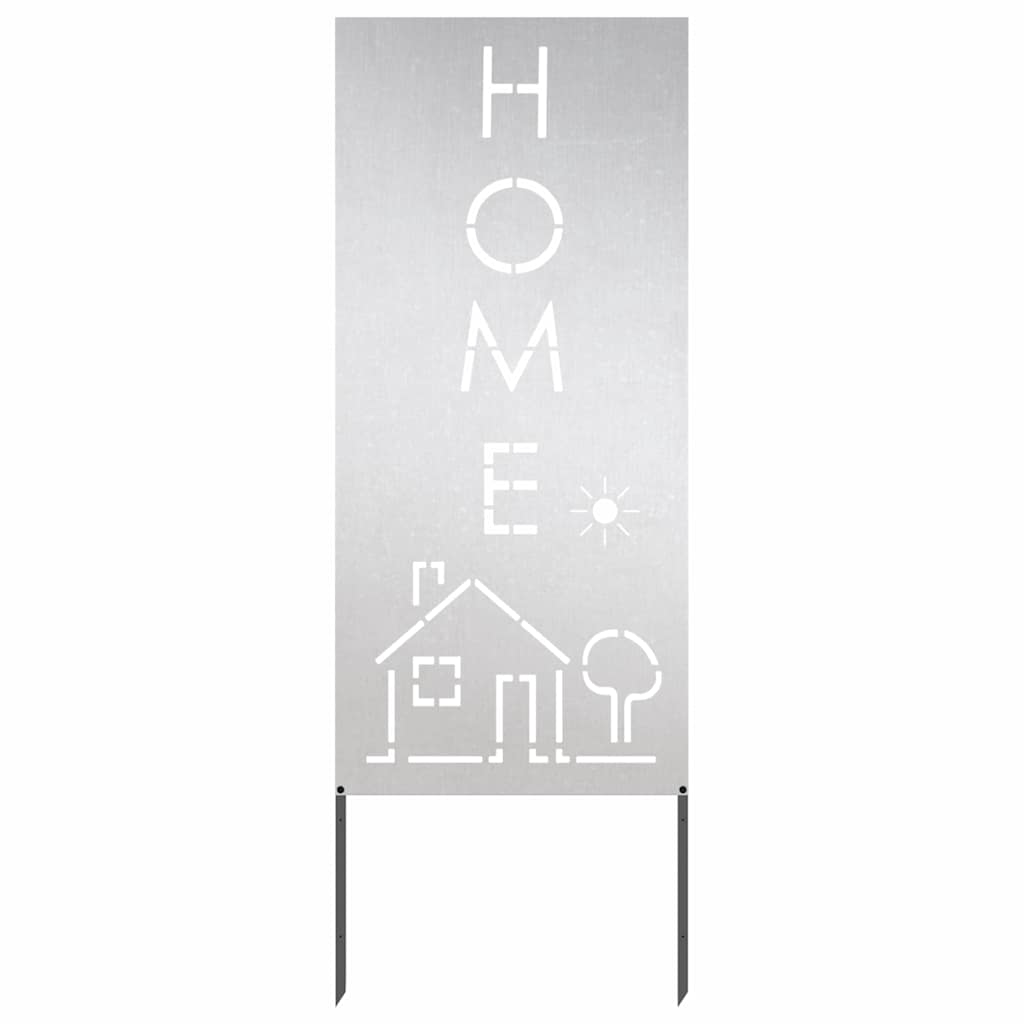 Panneau décoratif de jardin Argent 50 x 140 cm Acier inoxydable - XIOS