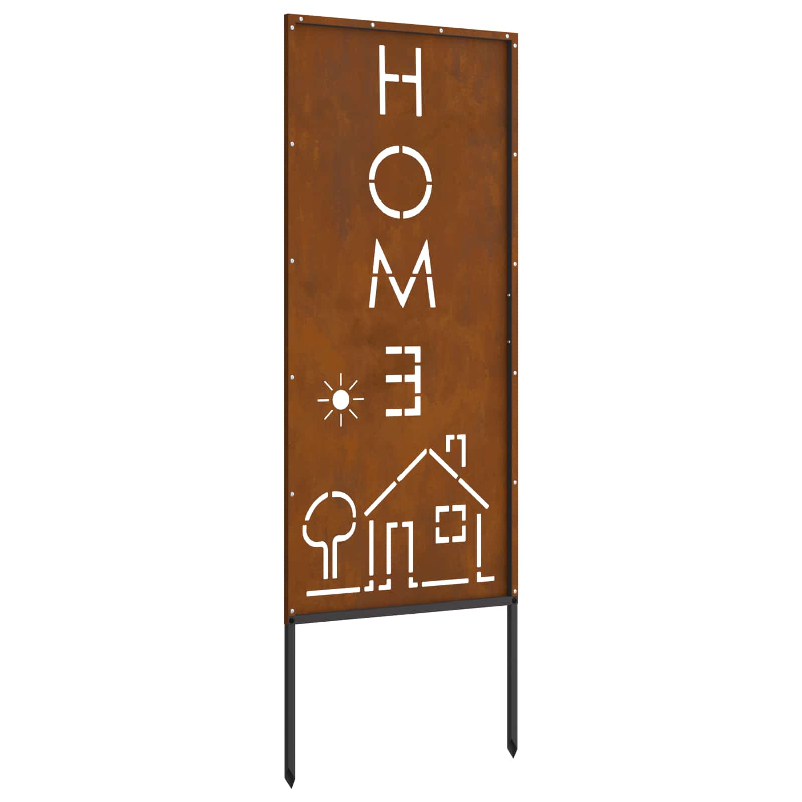 Écran de confidentialité de jardin Fretwork Rouillé 50 x 140 cm - XIOS