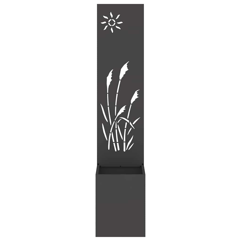 Écran de confidentialité de jardin Fretwork Noir 32 x 140 cm - XIOS