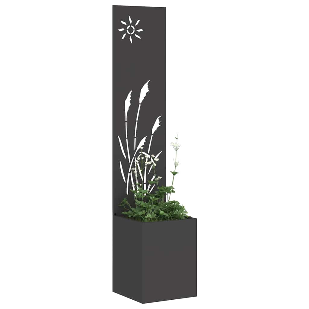 Écran de confidentialité de jardin Fretwork Noir 32 x 140 cm - XIOS