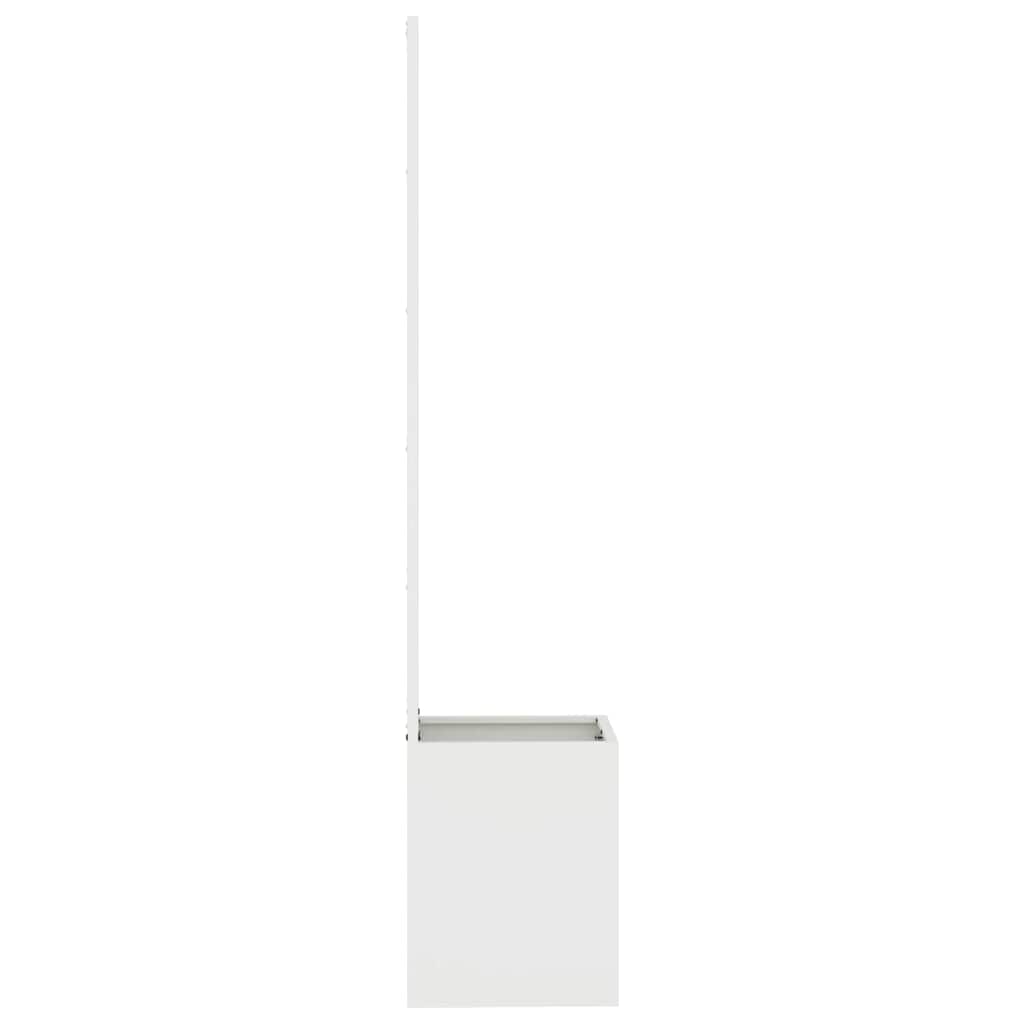 Jardinier avec Panneau Décoratif Blanc 32 x 140 cm - XIOS