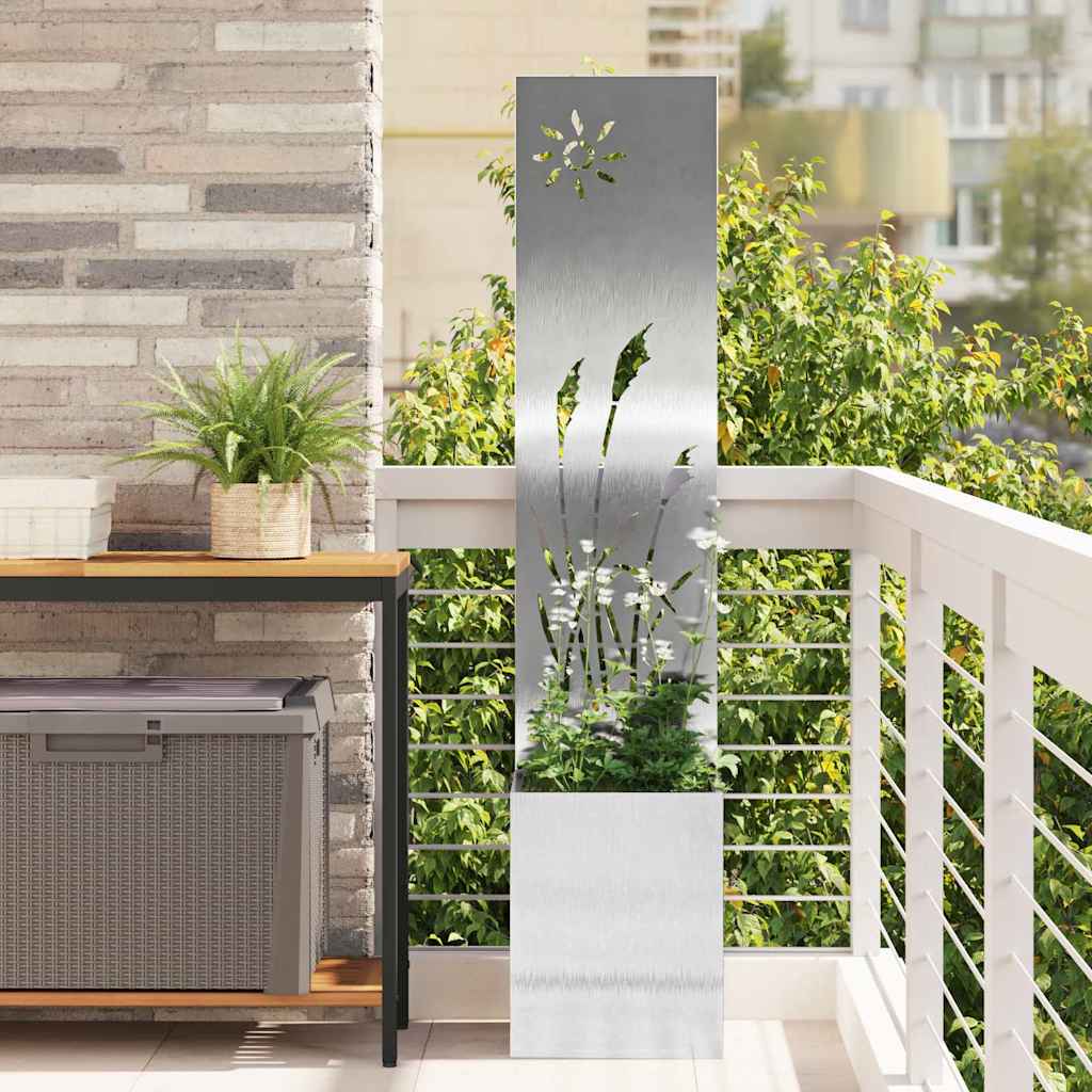 Écran de confidentialité de jardin Fretwork Argent 32 x 140 cm - XIOS