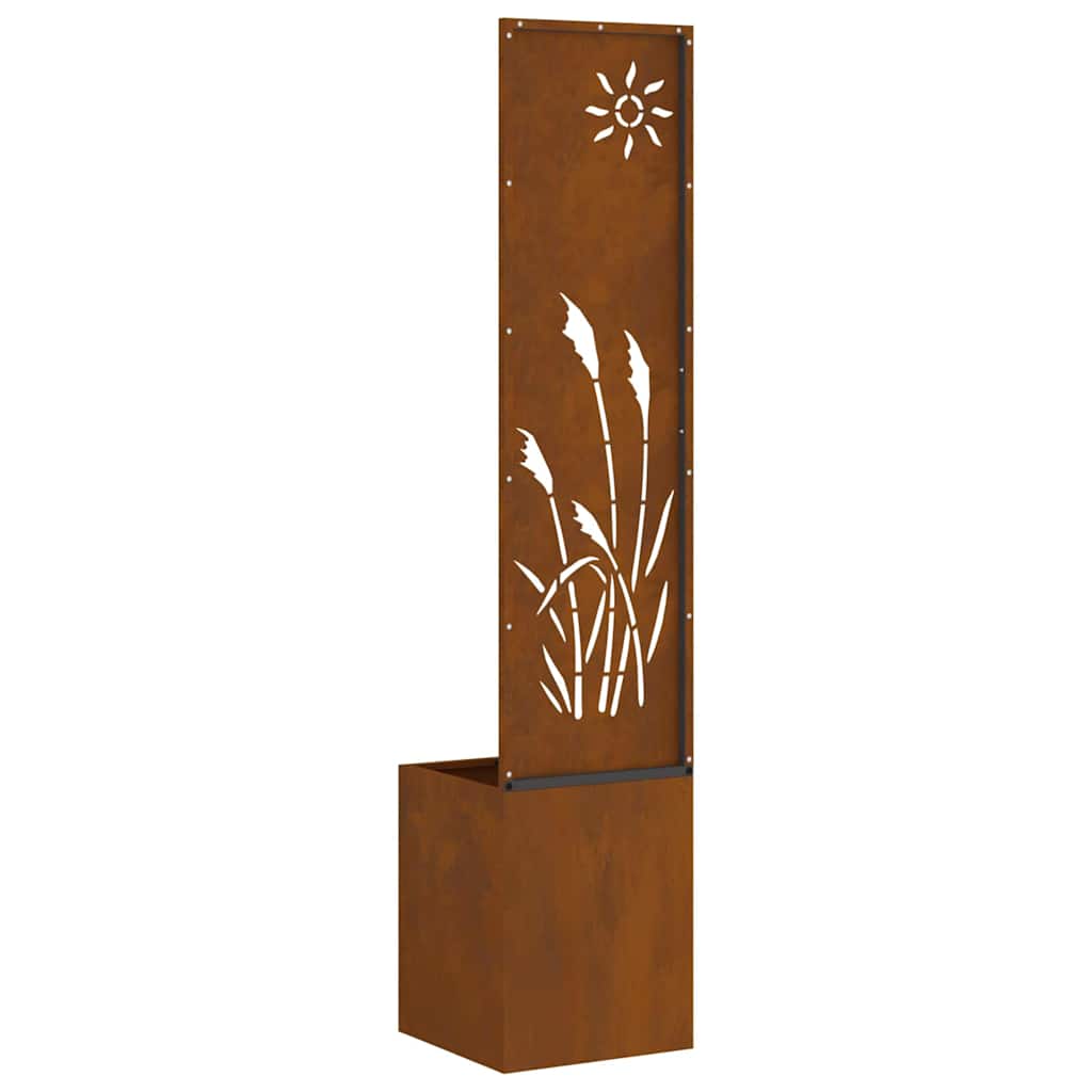 Écran de confidentialité de jardin Fretwork Rouillé 32 x 140 cm - XIOS