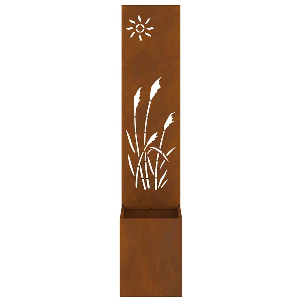 Écran de confidentialité de jardin Fretwork Rouillé 32 x 140 cm - XIOS