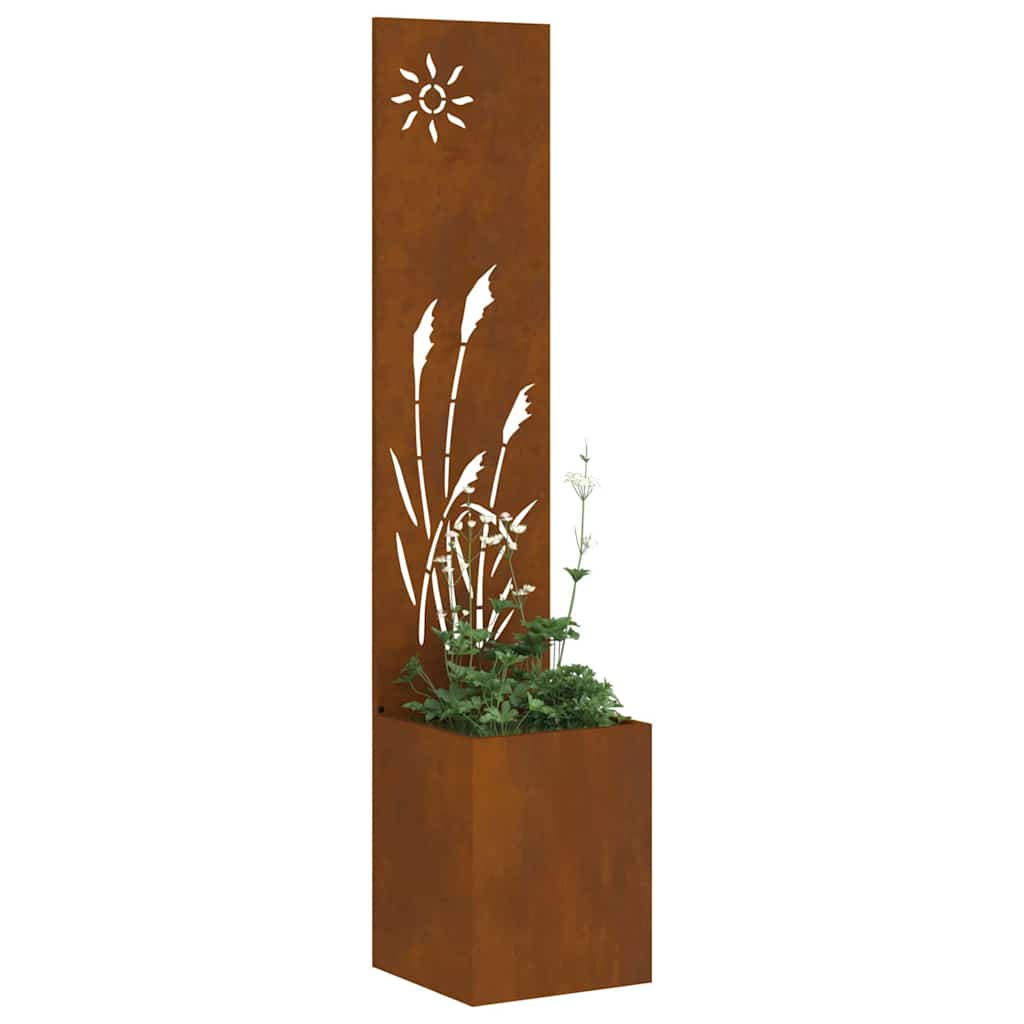 Écran de confidentialité de jardin Fretwork Rouillé 32 x 140 cm - XIOS