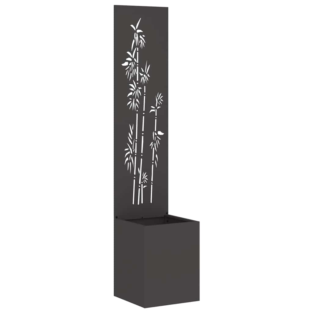 Écran de confidentialité de jardin Floral Noir 32 x 140 cm - XIOS