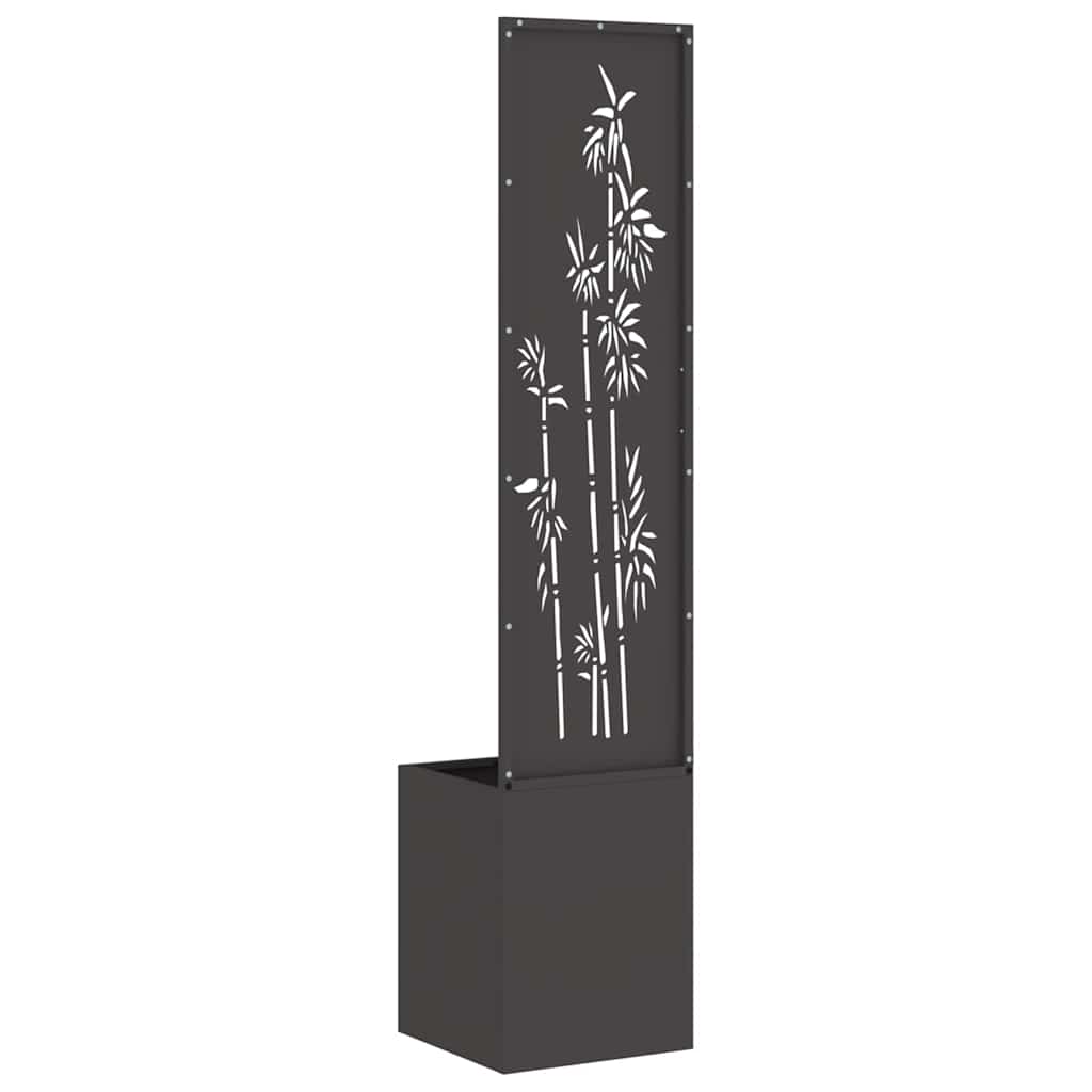 Écran de confidentialité de jardin Floral Noir 32 x 140 cm - XIOS