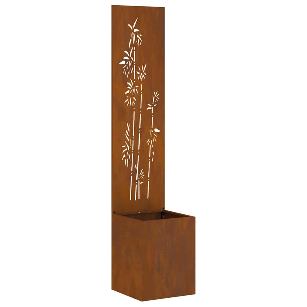 Écran de confidentialité de jardin Floral Rouillé 32 x 140 cm - XIOS