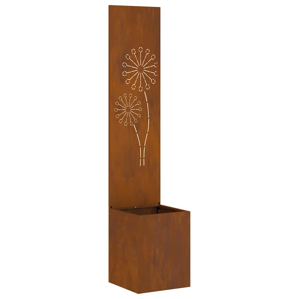 Écran de confidentialité de jardin Fretwork Rouillé 32 x 140 cm - XIOS