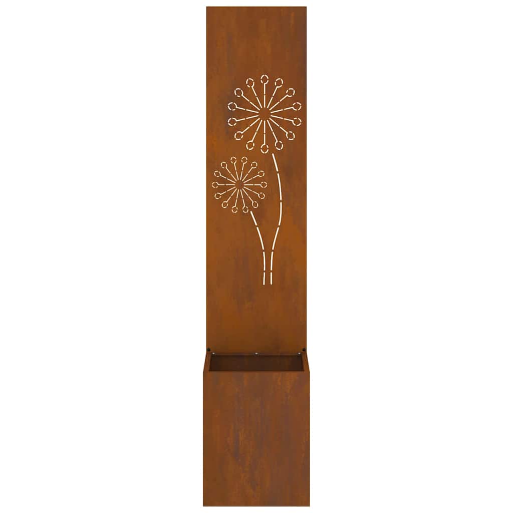 Écran de confidentialité de jardin Fretwork Rouillé 32 x 140 cm - XIOS
