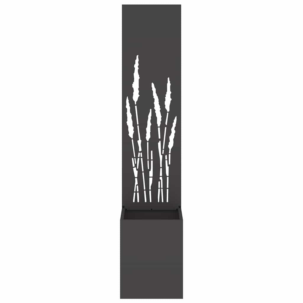 Écran de confidentialité de jardin Fretwork Noir 32 x 140 cm - XIOS