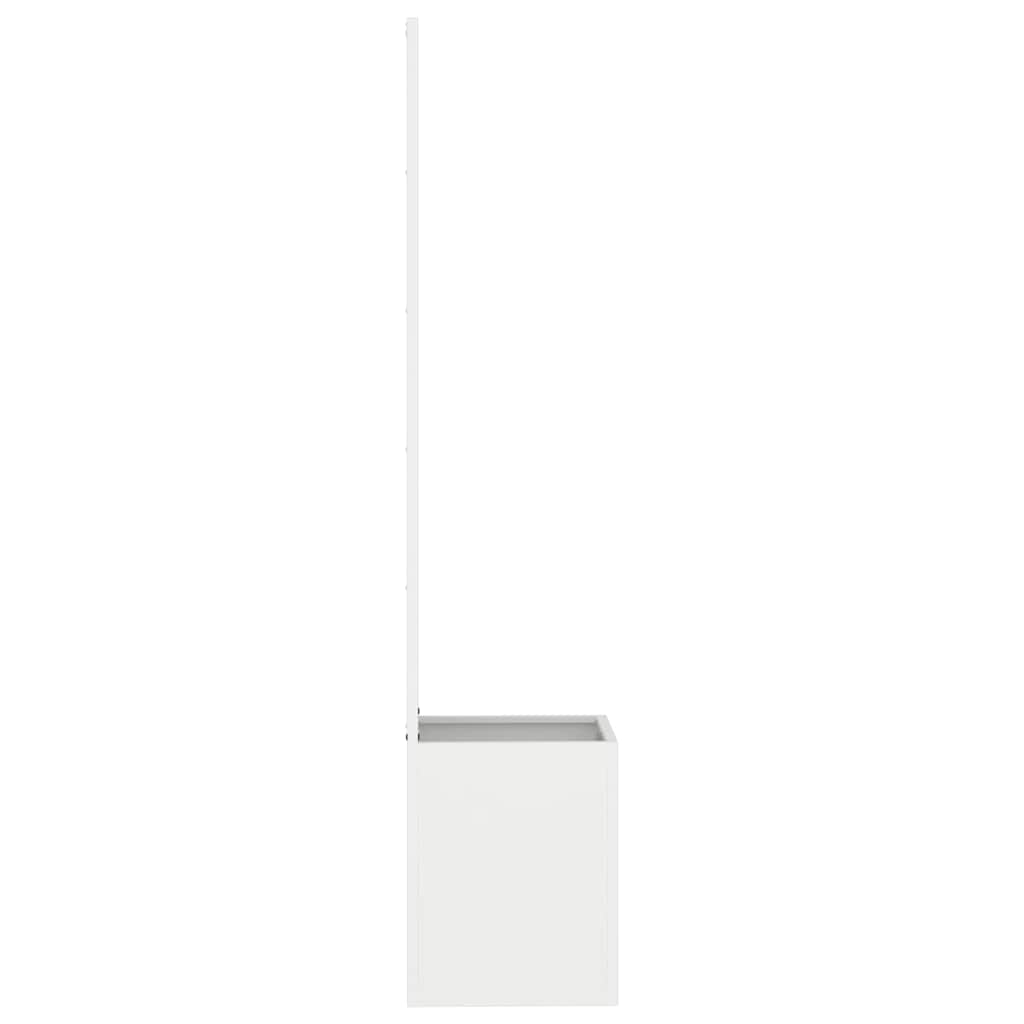 Jardinier avec Panneau Décoratif Blanc 32 x 140 cm - XIOS