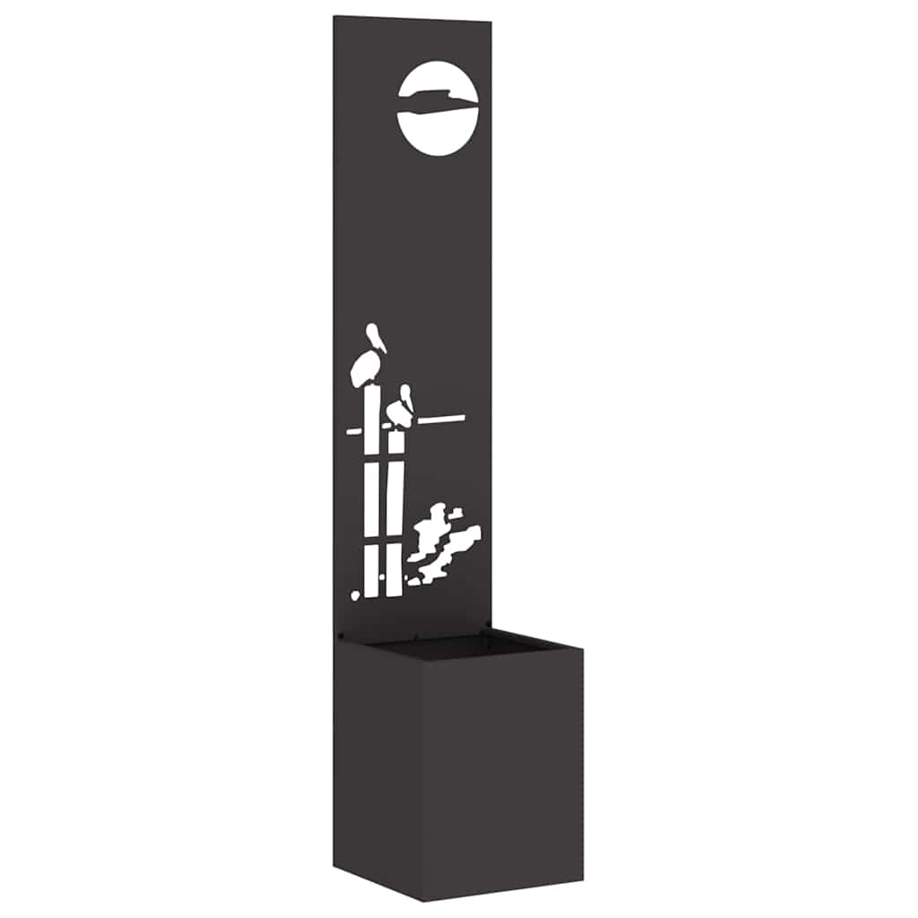 Écran de confidentialité de jardin Fretwork Noir 32 x 140 cm - XIOS