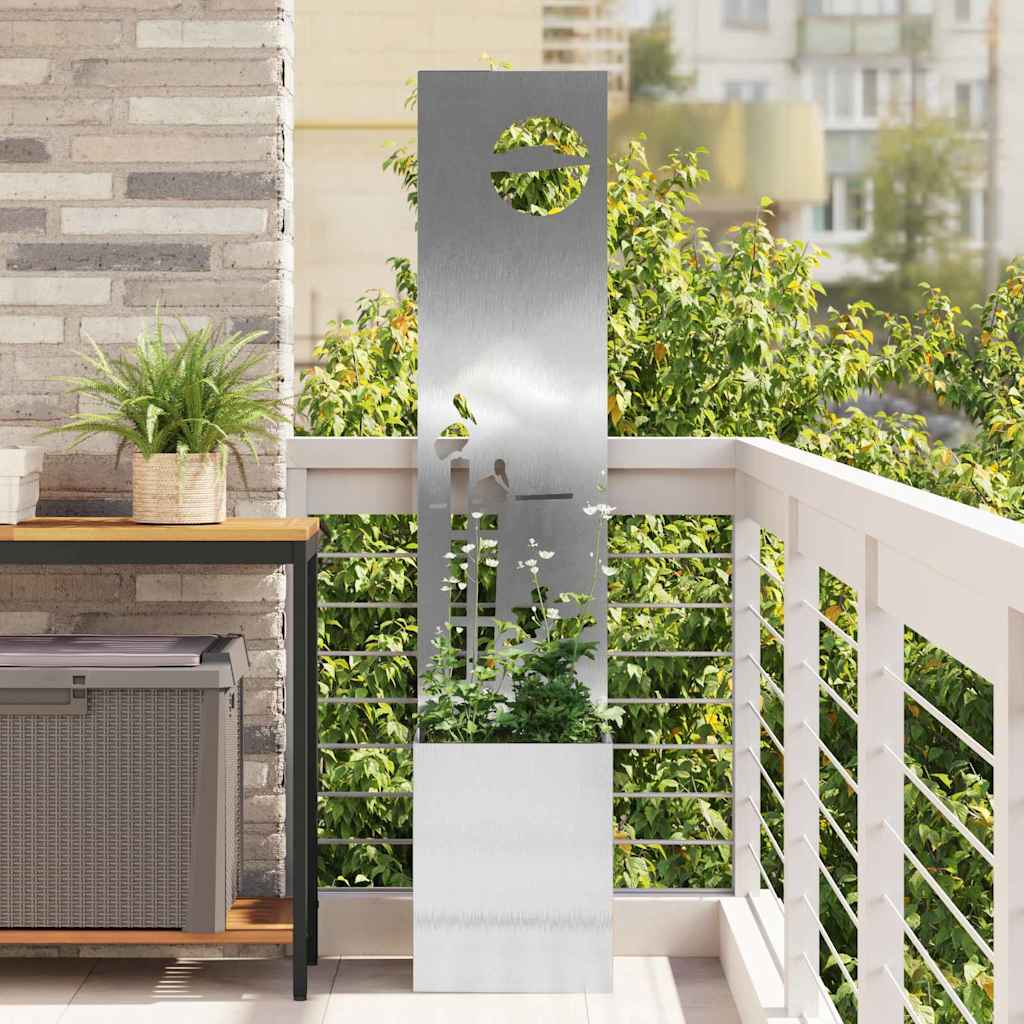 Écran de confidentialité de jardin Fretwork Argent 32 x 140 cm - XIOS