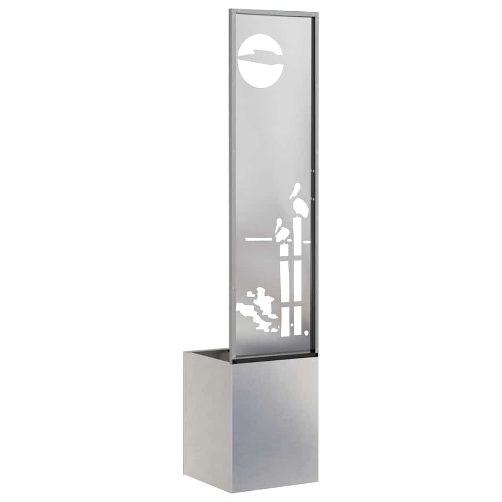 Écran de confidentialité de jardin Fretwork Argent 32 x 140 cm - XIOS
