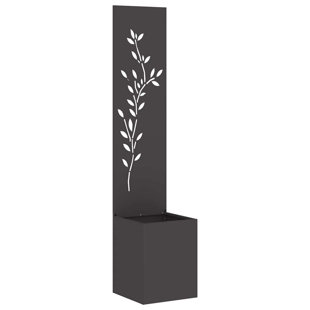 Écran de confidentialité de jardin Floral Noir 32 x 140 cm XIOS