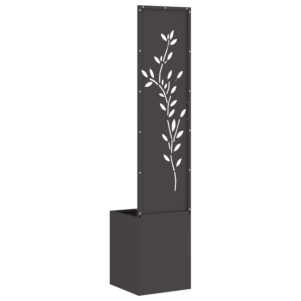 Écran de confidentialité de jardin Floral Noir 32 x 140 cm - XIOS